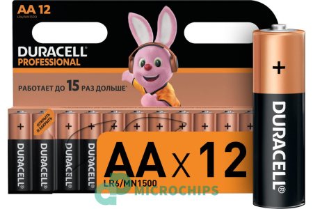 Батарейка Duracell Professional LR6/AA 12BP