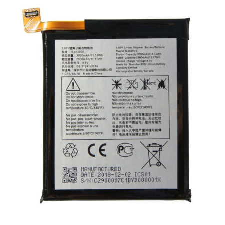 Аккумулятор Alcatel 5052D 3, 5034D 3L, 5086D 5, 3X 2019 3000mah