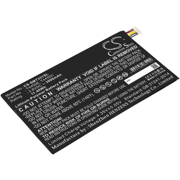 Аккумулятор для Samsung Galaxy Tab 4 8.0 LTE, SM-T337V (T4450E) 3000mah