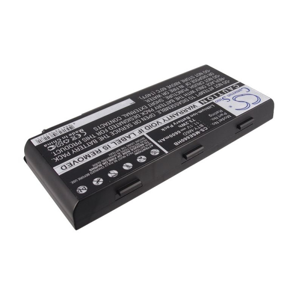 Аккумулятор для ноутбуков MSI GT660, GT683DX, GX68 (BTY-M6D) 6600mAh