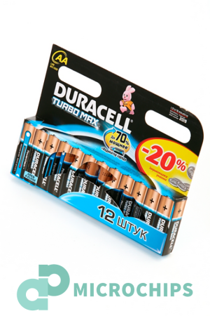 Батарейка Duracell TURBO Max LR6/AA (MX1500) 12BP