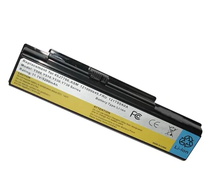 Аккумулятор (батарея) для ноутбука Lenovo IdeaPad Y510 (121000650) 5200mAh, 11.1V, черный (OEM)