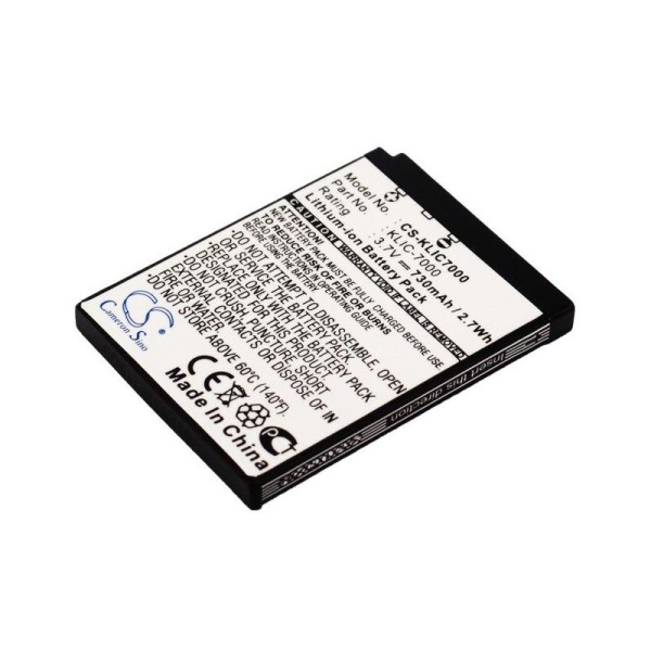 Аккумулятор для Kodak EasyShare LS755 Zoom (KLIC-7000) 730mAh