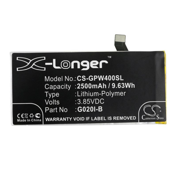 Аккумулятор для Google Pixel 4 2500mAh