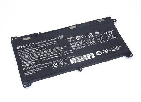 Аккумулятор (батарея) BI03XL для ноутбука HP Pavilion X360, 11.55V, 3600mAh, 41.7Vт, черная (оригинал)