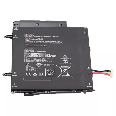 Аккумулятор (батарея) C22N1307 для ноутбука Asus Transformer T300LA, 7.6V, 6580mAh (оригинал)