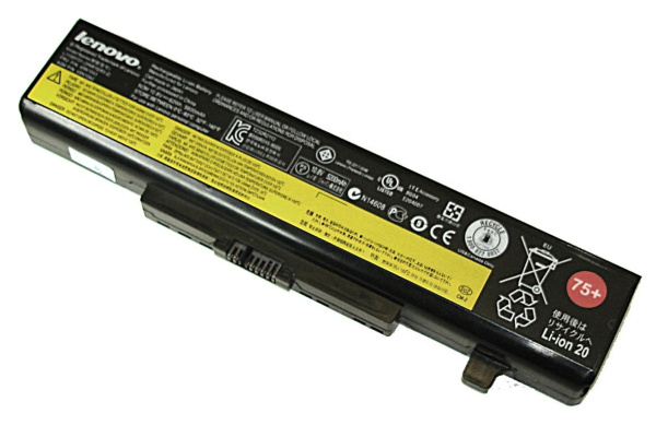Аккумулятор (батарея) L11L6F01 75+ для ноутбукa Lenovo IdeaPad Y480, 11.1V, 62Wh, 5600mAh, черный (оригинал)